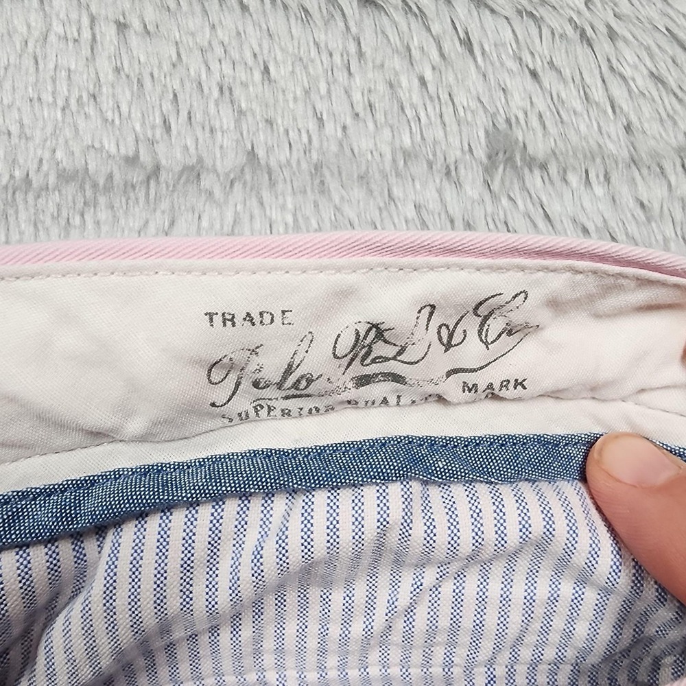 Polo Ralph Lauren Pants Mens 34x30 (Fits 32x30) Pink Classic Fit Preppy Summer - Picture 4 of 13